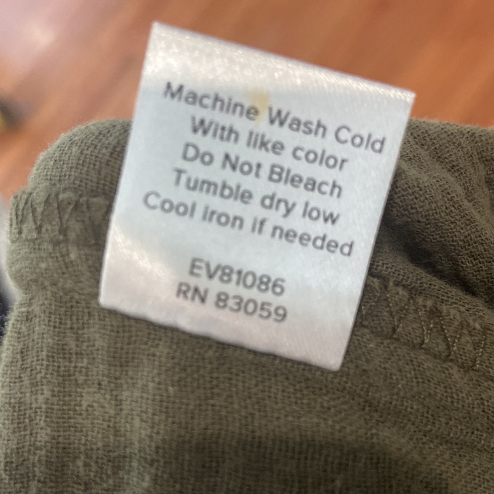 NWT Evereve Roan+Ryan Green Cedric Trouser Cotton Crop Pants - Picture 10 of 11